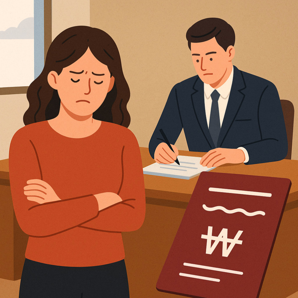 위자료청구소송의 절차와 주의사항을 설명하는 블로그 글의 썸네일 이미지로, 법적 문서와 법정 배경이 어우러진 모습.